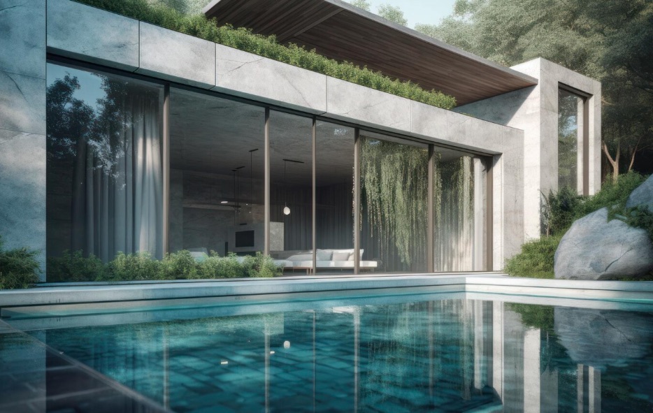 Minimalistische moderne Architektur